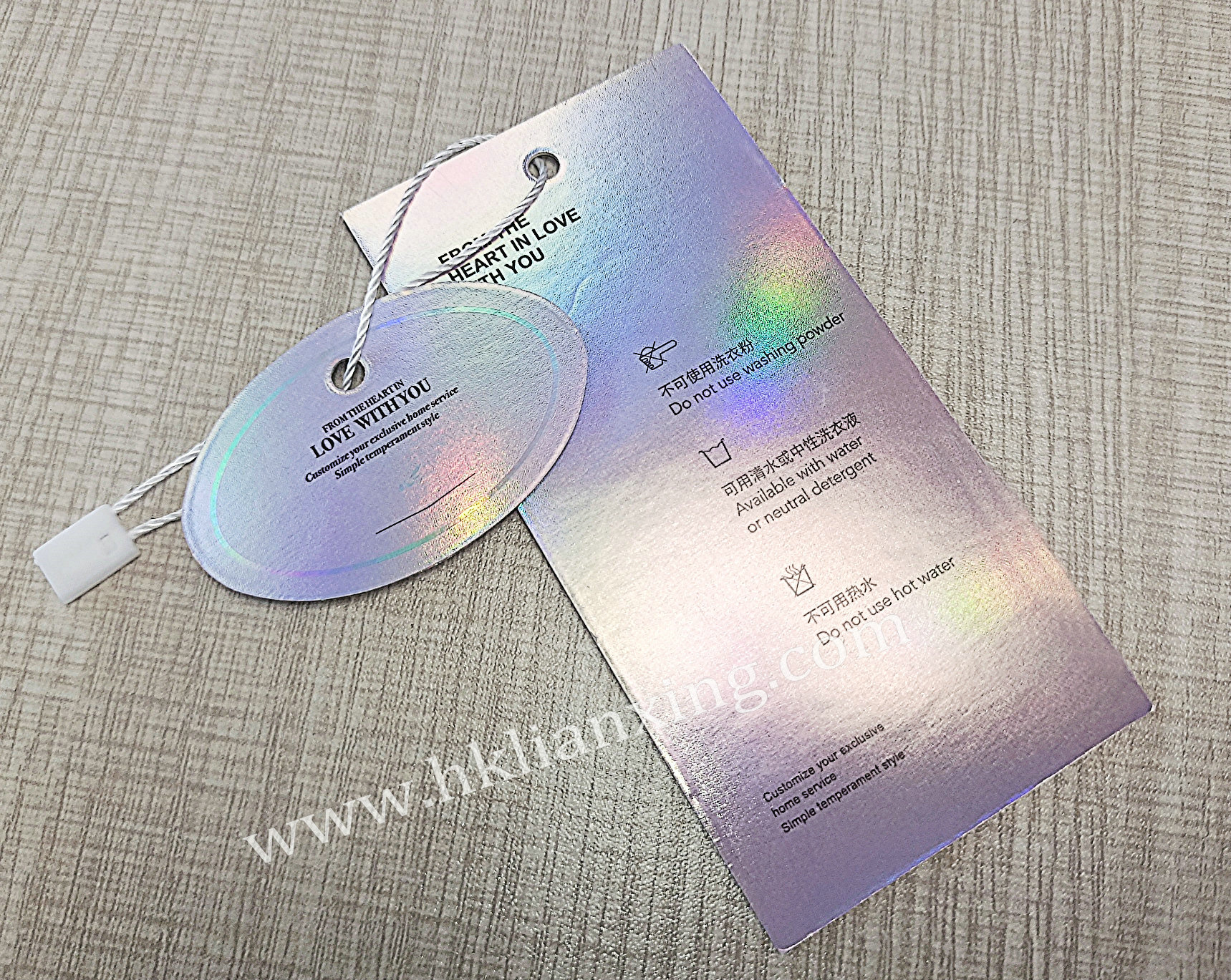 Customize Round Trousers Hangtag