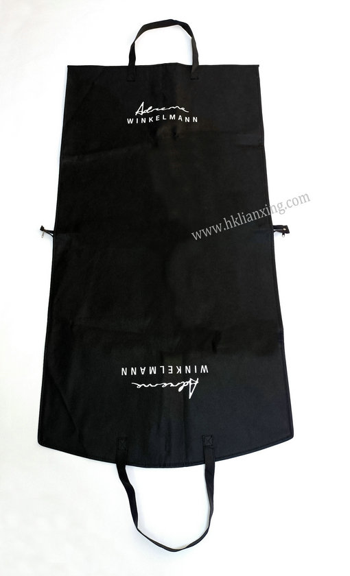 Foldable Garment Non-woven Suit Bag with Zipper on Both Sides
