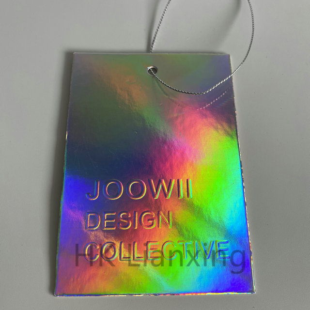 Garments Sliver Paper Card Hangtags